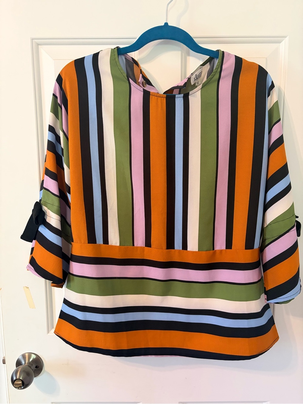 Striped Multicolor Blouse - Casual Women's Top